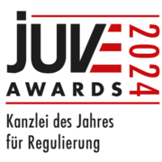 Juve Awards 2024 - "Kanzlei des Jahres für Regulierung"